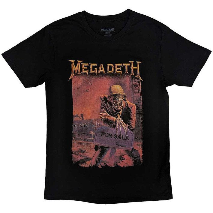 Megadeth 'Peace Sells Album Cover' (Black) T-Shirt
