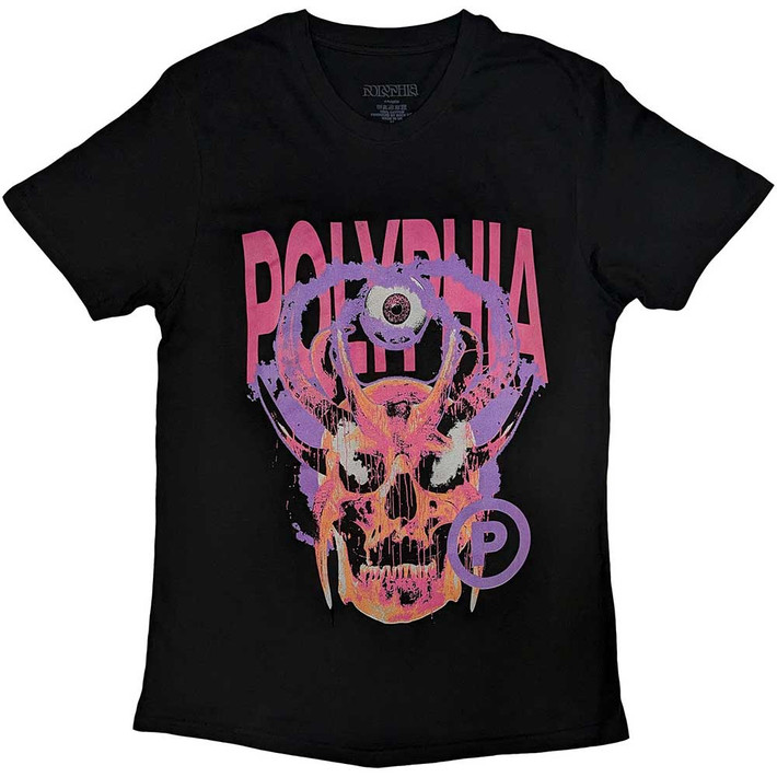 Polyphia 'Skull Circle P' (Black) T-Shirt