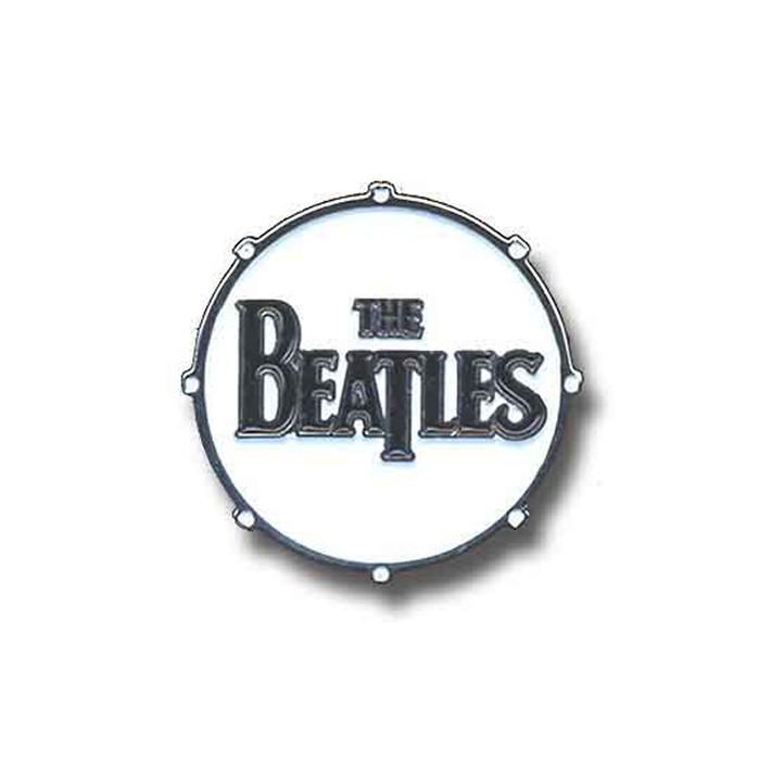 The Beatles 'Drum Drop T Logo' Pin Badge