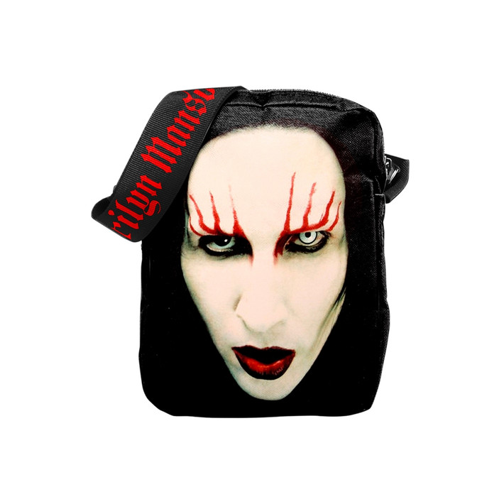 Marilyn Manson 'Red Lips' Rocksax Cross Body Bag