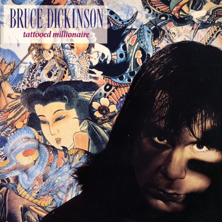 Bruce Dickinson 'Tattooed Millionaire' LP Black Vinyl