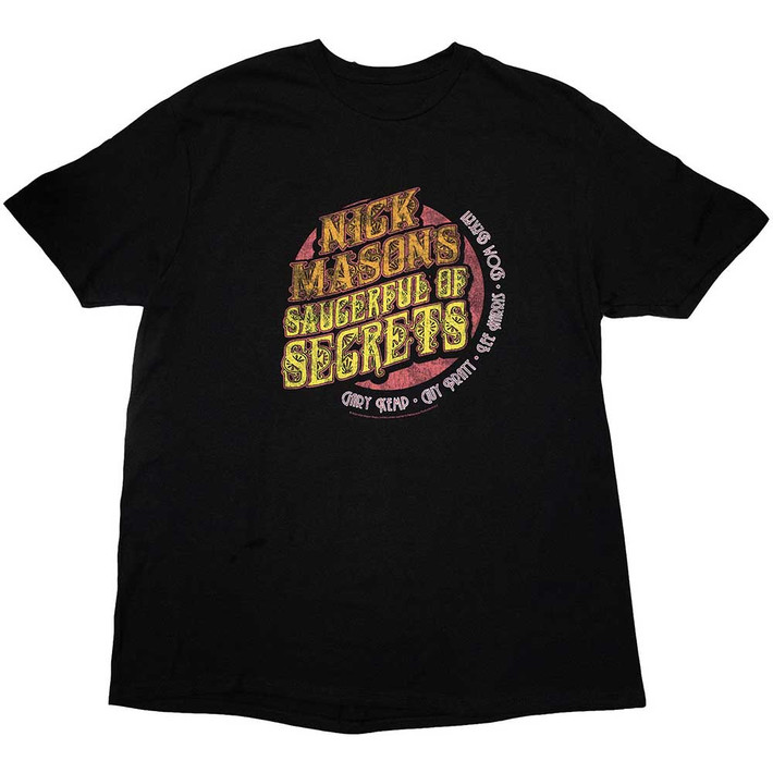 Nick Mason 'Saucerful of Secrets - Europe Tour 2023' (Black) T-Shirt