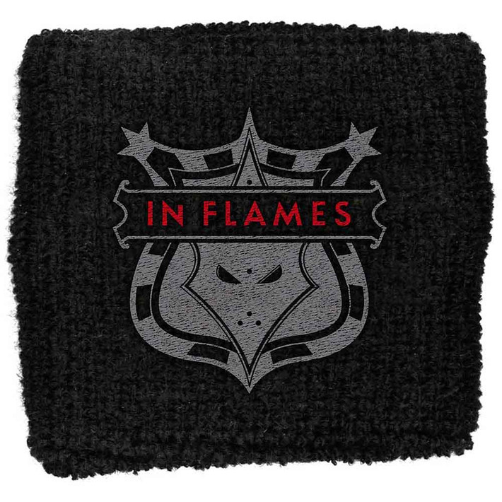 In Flames 'Shield' (Black) Wristband