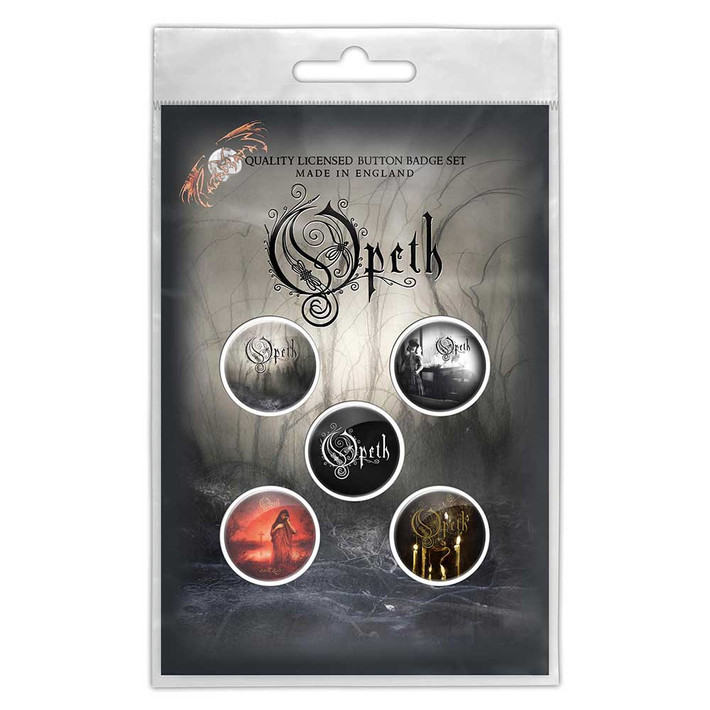 Opeth 'Classic Albums' Button Badge Pack