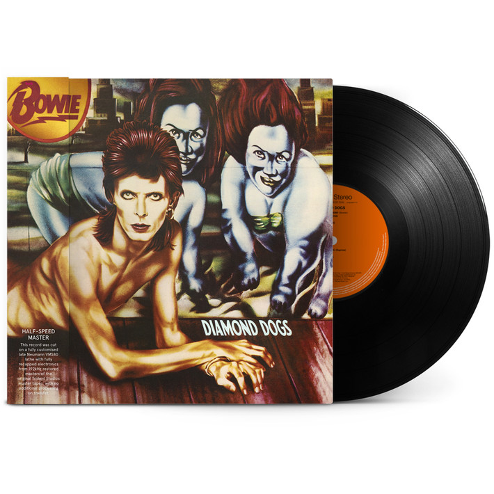 David Bowie - 'Diamond Dogs' (50th Anniversary) LP Half Speed Master Black Vinyl
