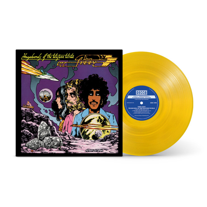 Thin Lizzy 'Vagabonds Of The Western World' (Deluxe) LP Yellow Vinyl