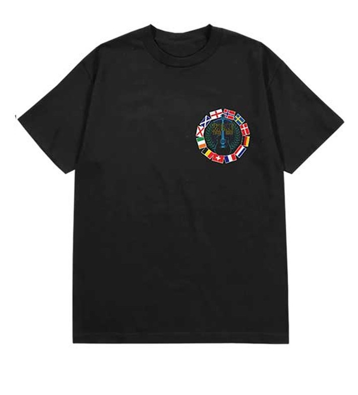 Luke Combs 'Tour '23 Flag' (Black) T-Shirt