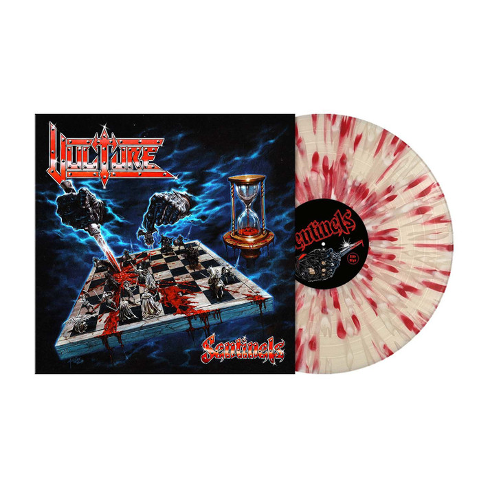 Vulture 'Sentinels' LP Blood Red & White Splatter Vinyl