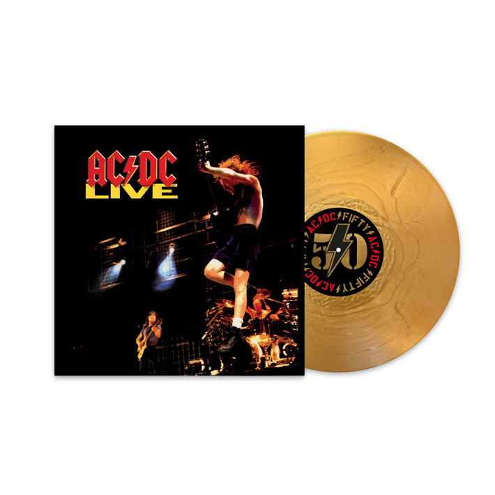 AC/DC 'Live' (50th Anniversary) 2LP Gold Vinyl