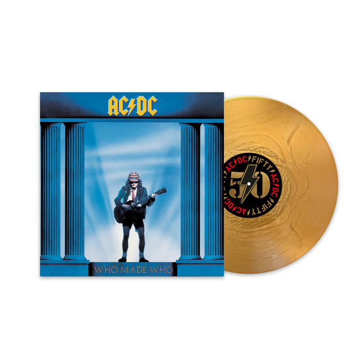 AC/DC 'Who Made Who' (50th Anniversary) LP Gold Vinyl
