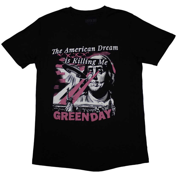 Green Day 'American Dream' (Black) T-Shirt