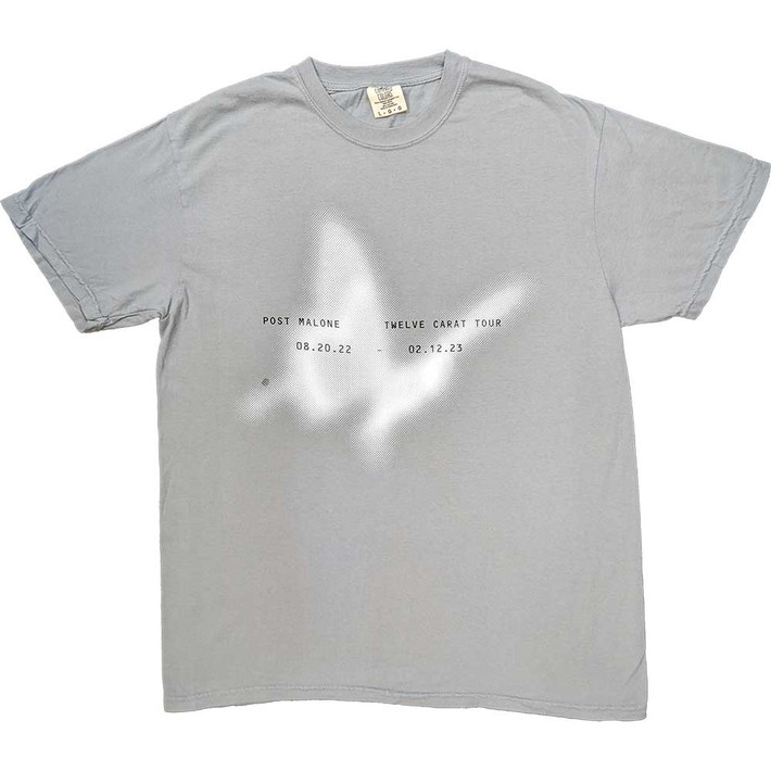 Post Malone 'Butterfly' (Grey) T-Shirt