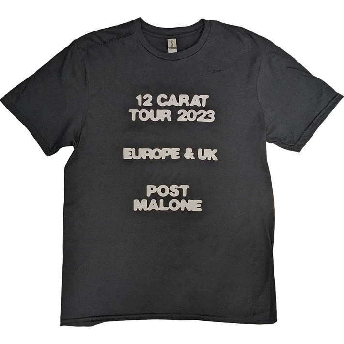 Post Malone 'Butterfly Logo 2023 Tour' (Black) T-Shirt