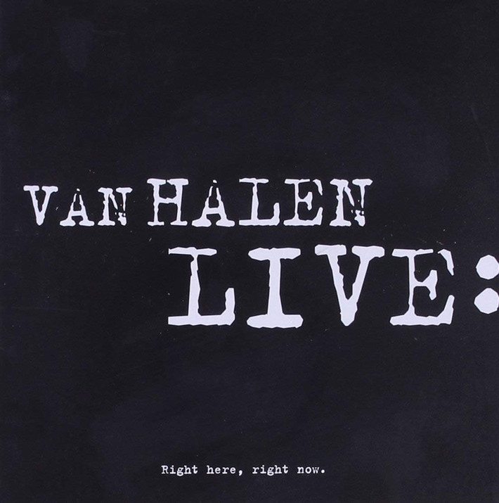 Van Halen 'Live: Right Here Right Now' 2CD