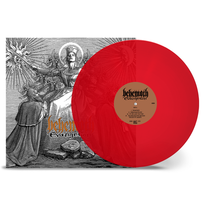 Behemoth 'Evangelion' LP Transparent Red Vinyl
