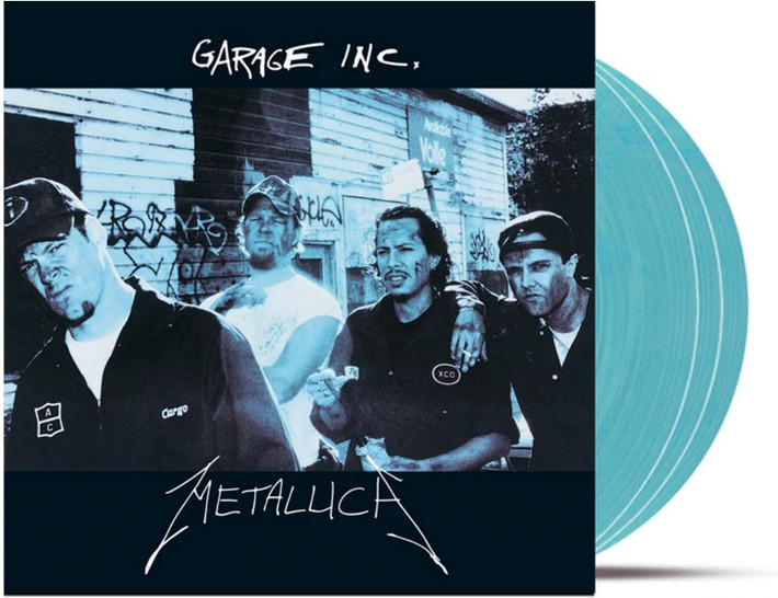 Metallica 'Garage Inc' 3LP 'Fade To Blue' Vinyl
