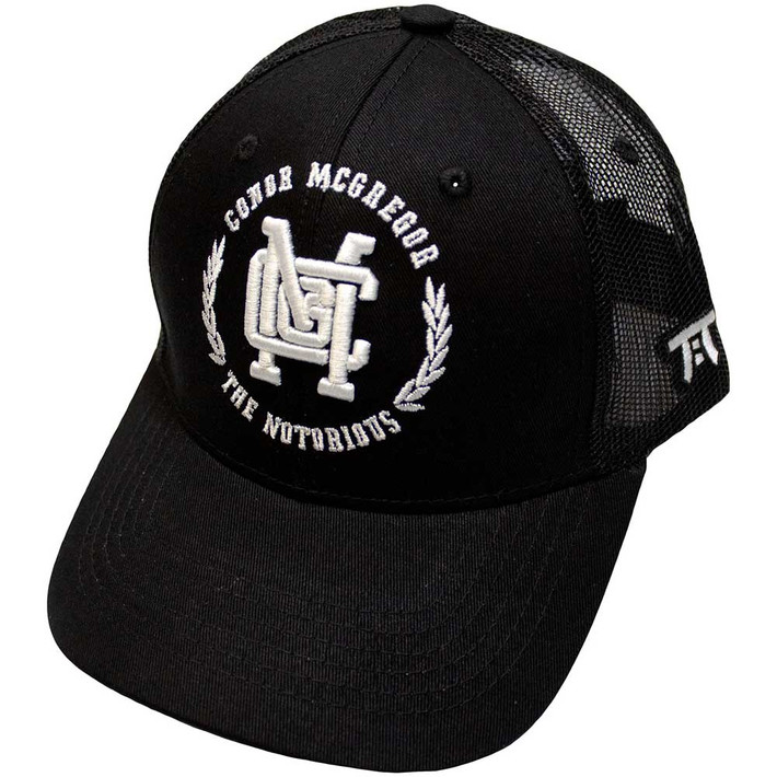 Tokyo Time x UFC 'McGregor White Wreath Logo' (Black) Snapback Cap