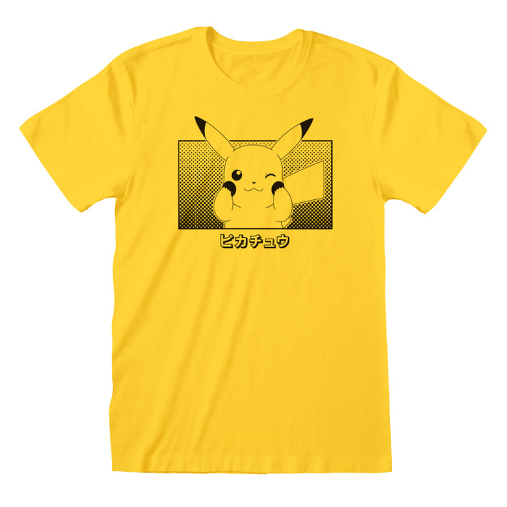 Pokemon 'Pikachu Katakana' (Yellow) T-Shirt