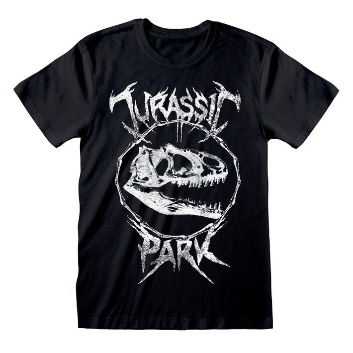 Jurassic World 'Horror Text' (Black) T-Shirt