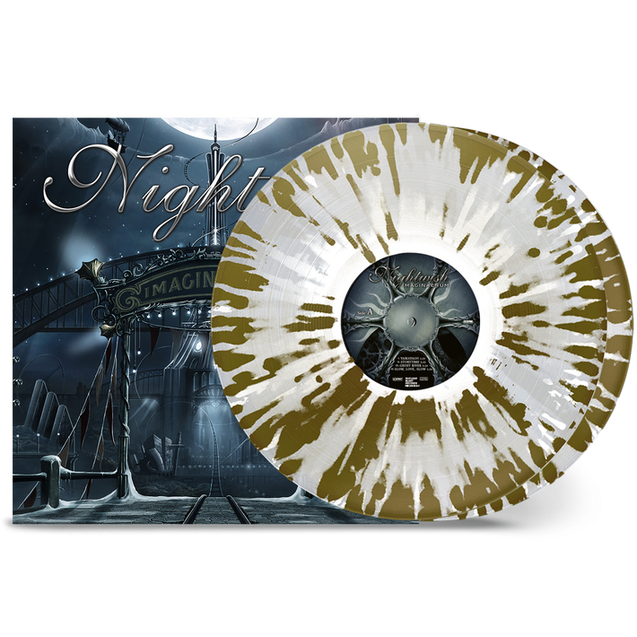Nightwish 'Imaginaerum' 2LP Clear Gold White Splatter Vinyl