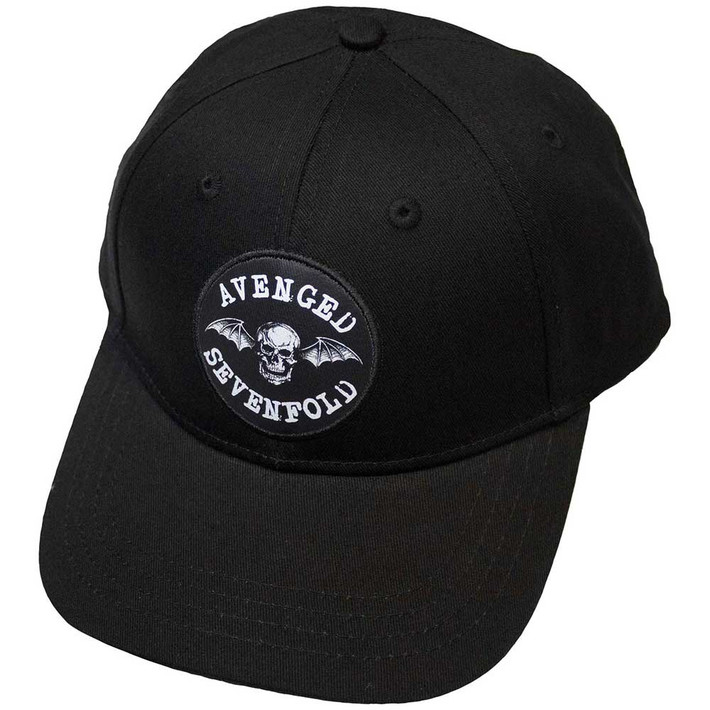 Avenged Sevenfold 'Silver Logo' (Black) Baseball Cap