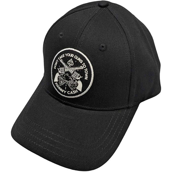 Johnny Cash 'Don't Take Your Guns' (Black) Baseball Cap