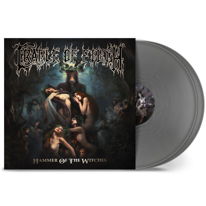 PRE-ORDER - Cradle of Filth 'Hammer Of The Witches' 2LP Silver Vinyl - RELEASE DATE 17th May 2024