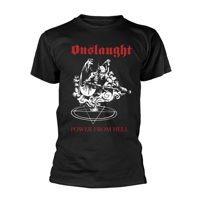 Onslaught 'Power From Hell' (Black) T-Shirt