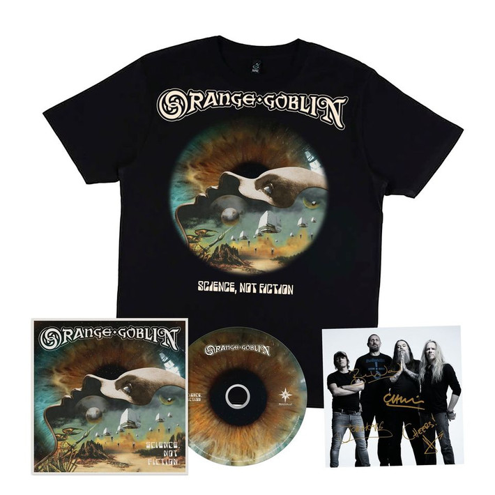 Orange Goblin 'Science, Not Fiction' CD Deluxe Digipak Bundle with EXCLUSIVE HAND SIGNED PHOTO CARD