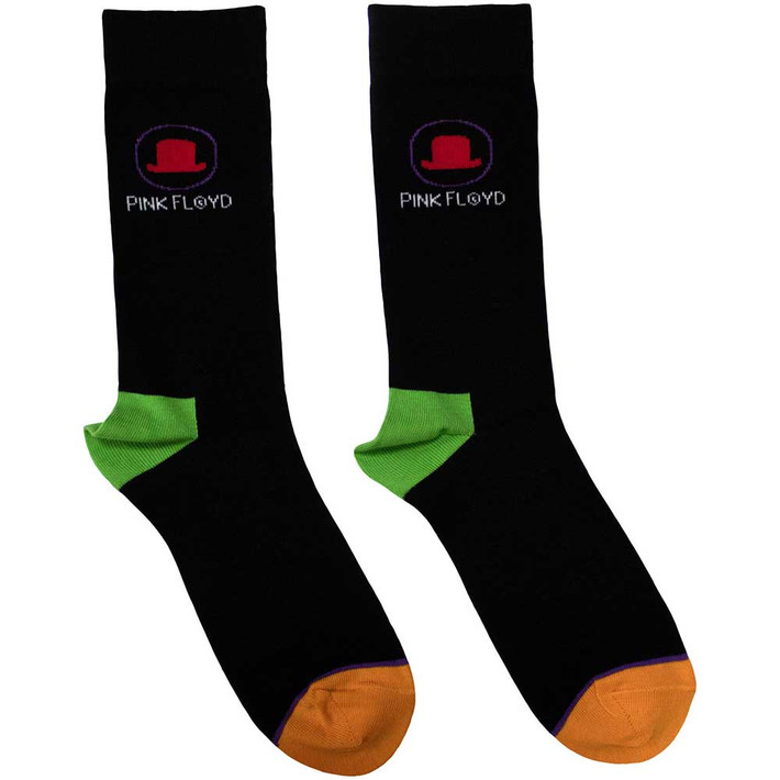 Pink Floyd 'Bowler Hat' (Black) Socks (One Size = UK 6-11)
