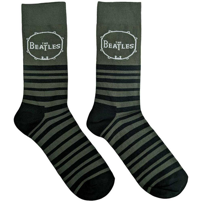 The Beatles 'Drum & Stripes' (Multicoloured) Socks (One Size = UK 6-11)
