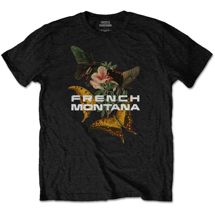 French Montana 'Butterfly' (Black) T-Shirt