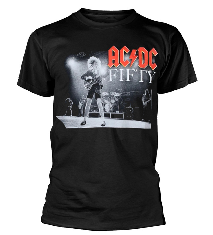 AC/DC 'On Stage Fifty BP' (Black) T-Shirt