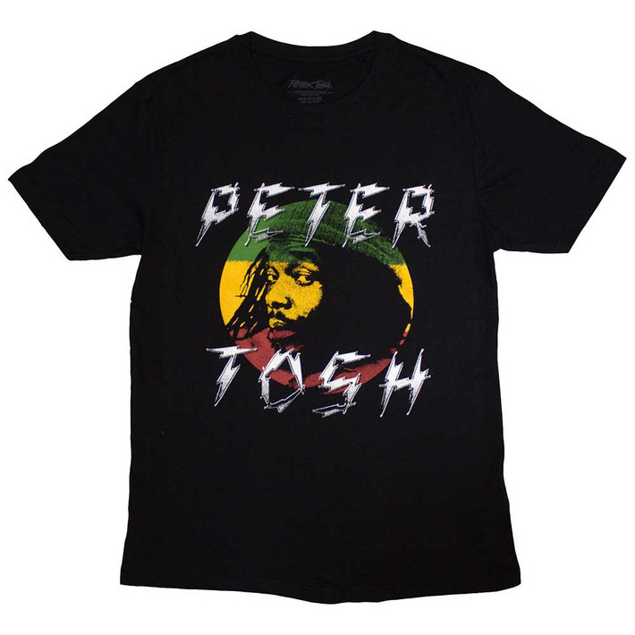 Peter Tosh 'Lightning Logo' (Black) T-Shirt