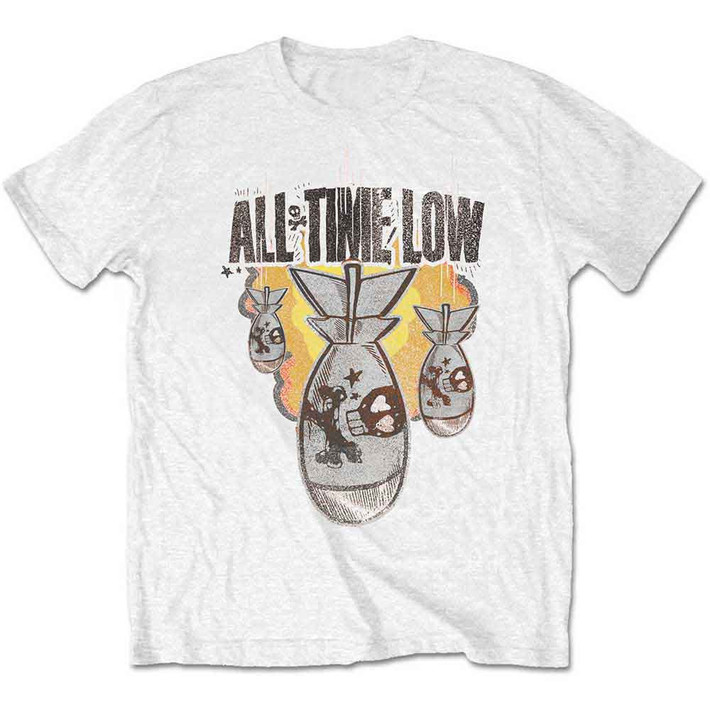 All Time Low 'Da Bomb' (Packaged White) T-Shirt