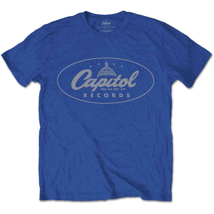 Capitol Records 'Logo' (Blue) T-Shirt
