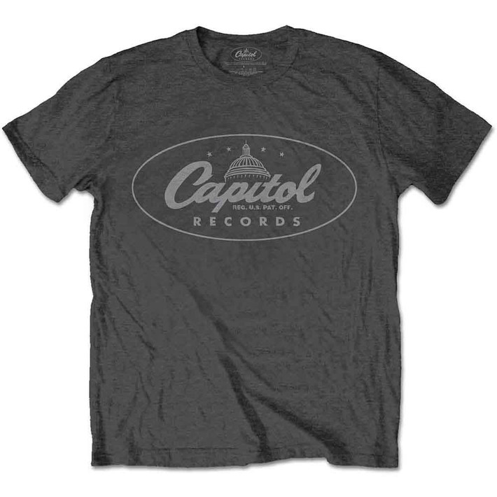 Capitol Records 'Logo' (Charcoal) T-Shirt