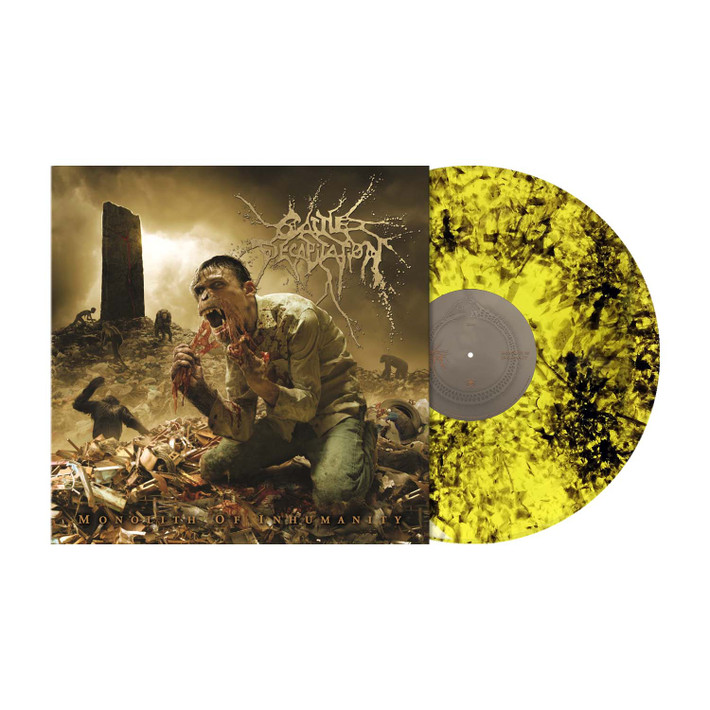 Cattle Decapitation 'Monolith of Inhumanity' LP Yellow Blackdust 'The Promise Of Heaven' Vinyl