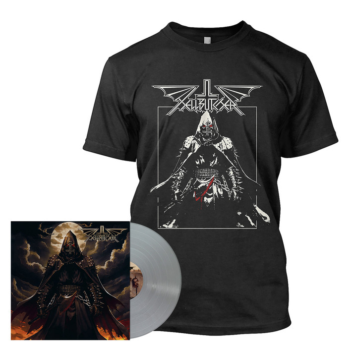 Hellbutcher 'Hellbutcher' Silver Vinyl & T-Shirt Bundle