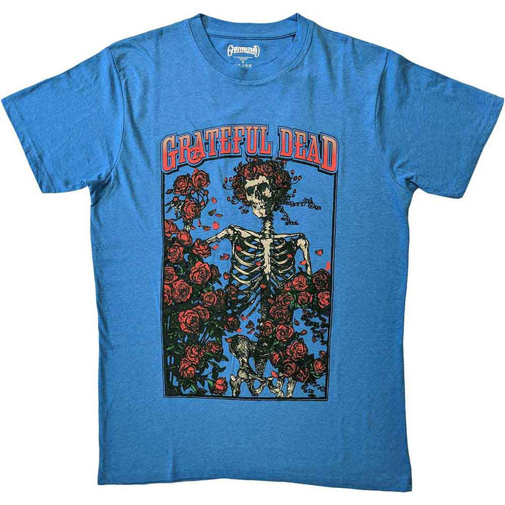 Grateful Dead 'Bertha & Logo' (Blue) T-Shirt