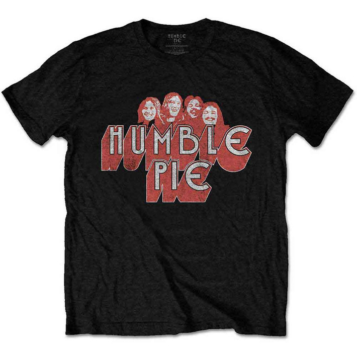 Humble Pie 'Live '73 Poster' (Black) T-Shirt