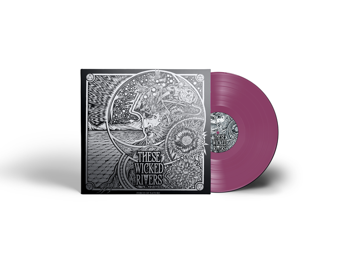 These Wicked Rivers 'Force Of Nature' LP Merlot Vinyl