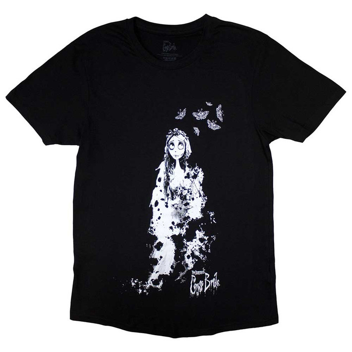 Tim Burton's Corpse Bride 'Butterflies' (Black) T-Shirt