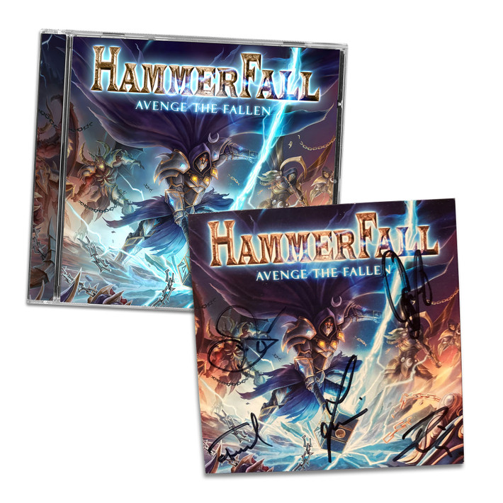 PRE-ORDER - Hammerfall 'Avenge The Fallen' CD Jewel Case with EYESORE EXCLUSIVE HAND SIGNED PHOTO CARD - RELEASE DATE 9th August 2024