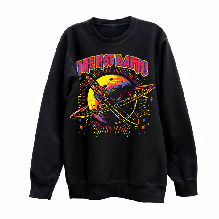 The Hot Damn! 'Dancing On The Milky Way' (Black) Sweatshirt