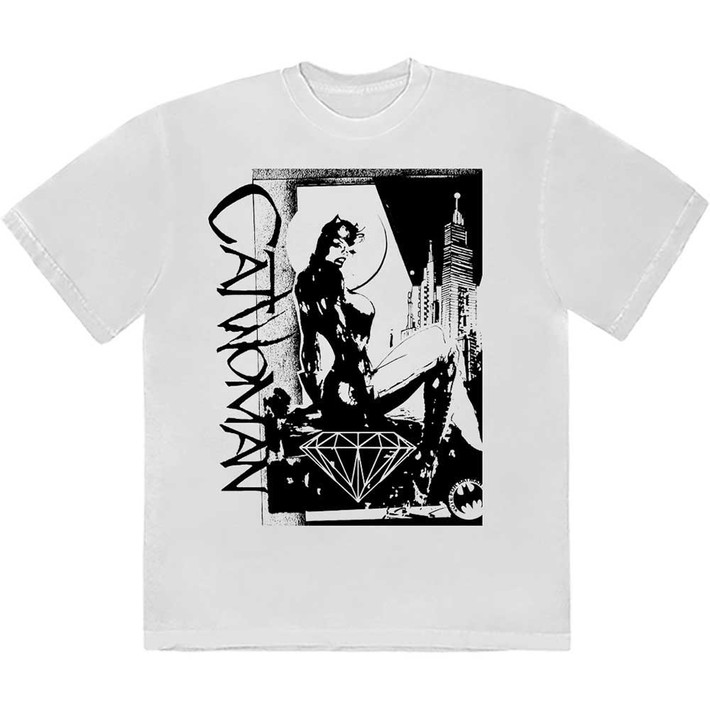 Catwoman 'Skyline' (White) T-Shirt