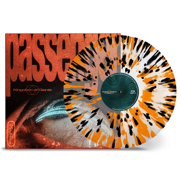 PRE-ORDER - Kingdom Of Giants 'Passenger' LP Orange Black Splatter Vinyl - RELEASE DATE 28th June 2024