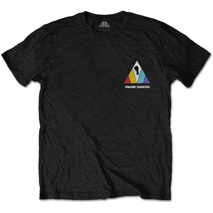 Imagine Dragons 'Evolve Logo' (Black) T-Shirt Front Print