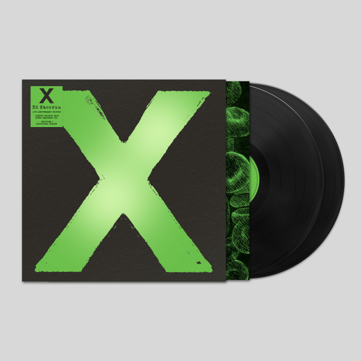 PRE-ORDER - Ed Sheeran 'X (10 Year Anniversary Edition)' 2LP Half Speed Master Black Vinyl - RELEASE DATE 21st June 2024