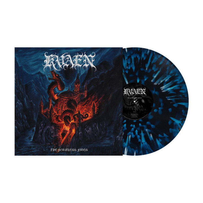 PRE-ORDER - Kvaen 'The Formless Fires' LP Blue Black White Splatter Vinyl - RELEASE DATE 21st June 2024